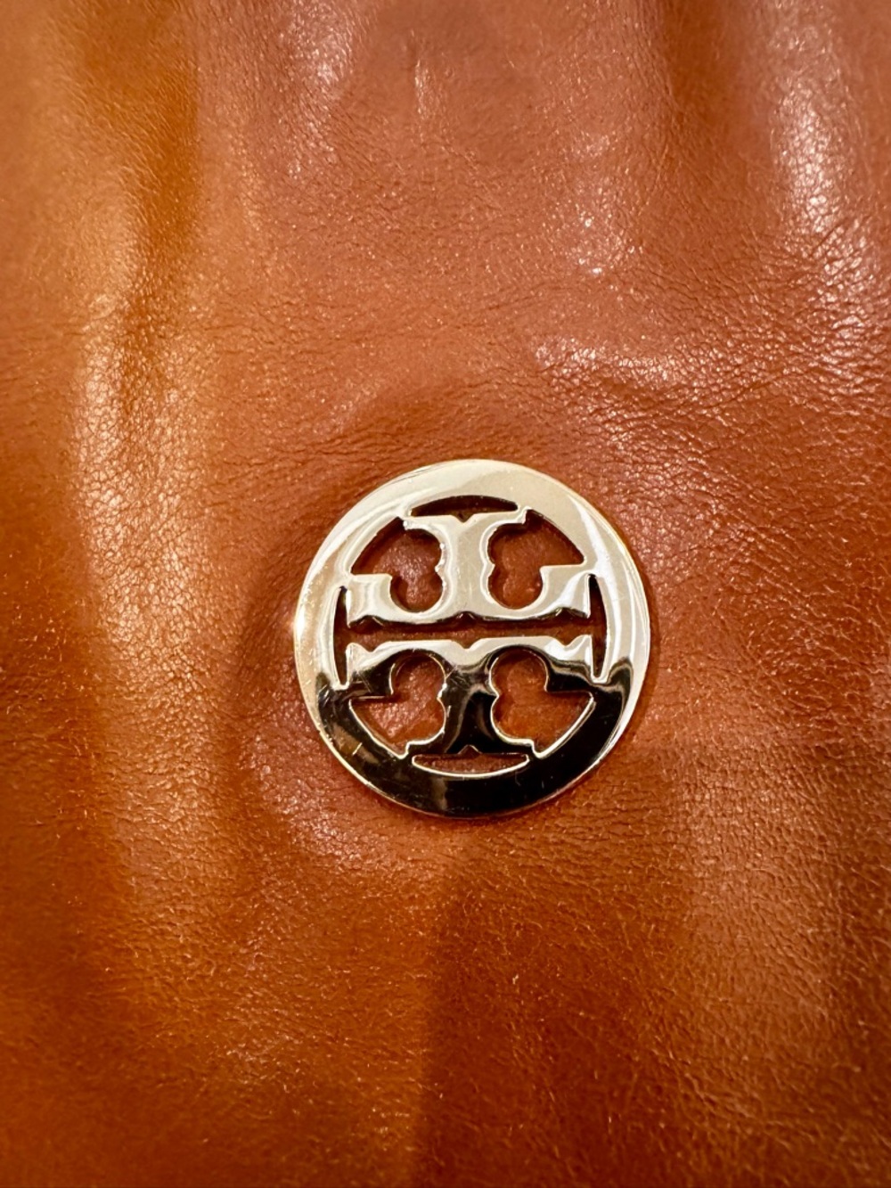 Tory Burch Tan Leather Shoulder & Crossbody Tote - Picture 6 of 8